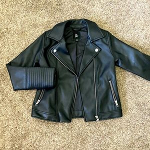 Girls art class pleather jacket. Size 7/8